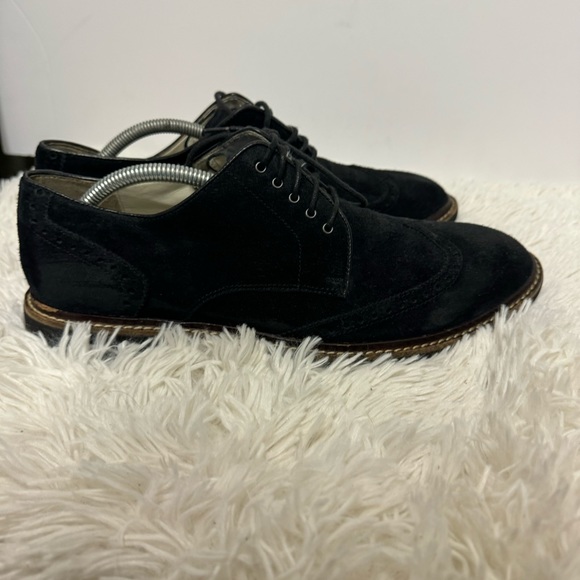 Cole haan nike air black wingtip oxford sz 10.5 - Picture 3 of 7